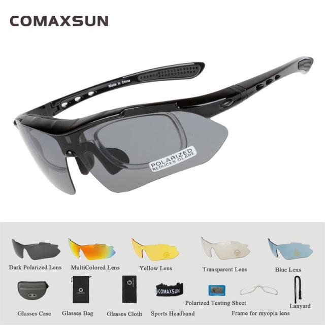 Óculos de ciclismo polarizado profissional  UV 400 com 5 lentes TR90 2 Style - iBonni Innovation Store