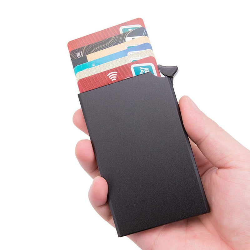 Carteira Inteligente Antifurto - Proteja seu Cartão por Aproximação, com Porta-Cartão, Espessura Fina, Unissex - iBonni Innovation Store
