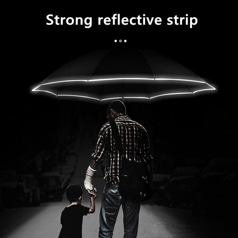 Xiaomi guarda-chuva LED à prova de vento automático com faixa reflexiva - iBonni Innovation Store