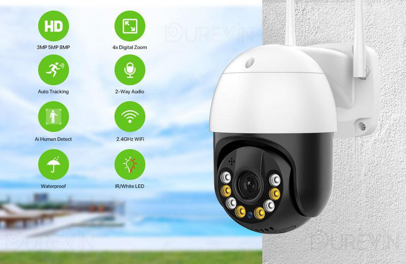 Câmera de Segurança Externa WIFI - iBonni Innovation Store