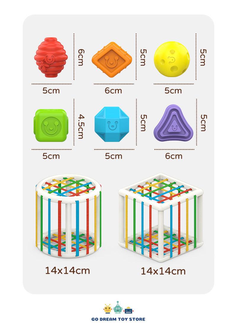 Jogo sobre Formas Montessori  - 0 a 12 meses - iBonni Innovation Store