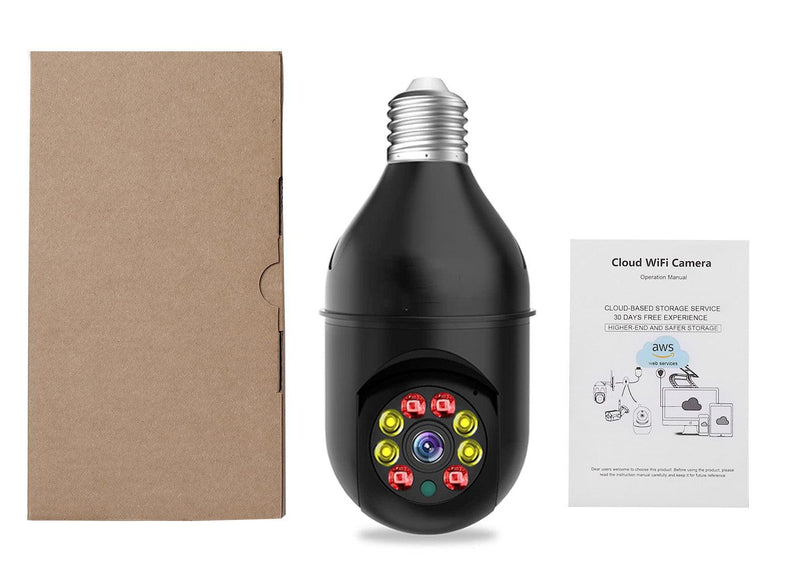Câmera de Segurança E27 WIFI - Instale no lugar de uma lâmpada - Smart Home. - iBonni Innovation Store